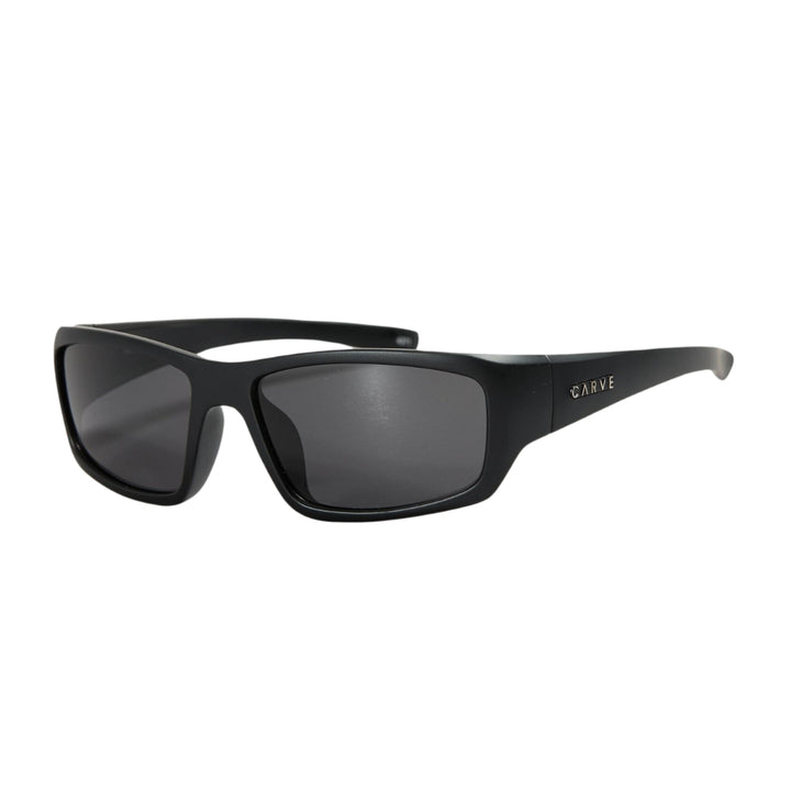 Carve Kids Moray Matt Black Grey Lens