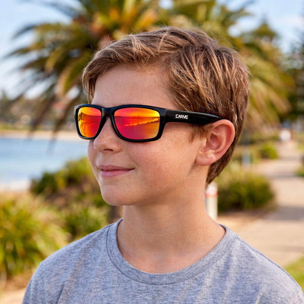 Carve Kids Stinger Black Red Iridium