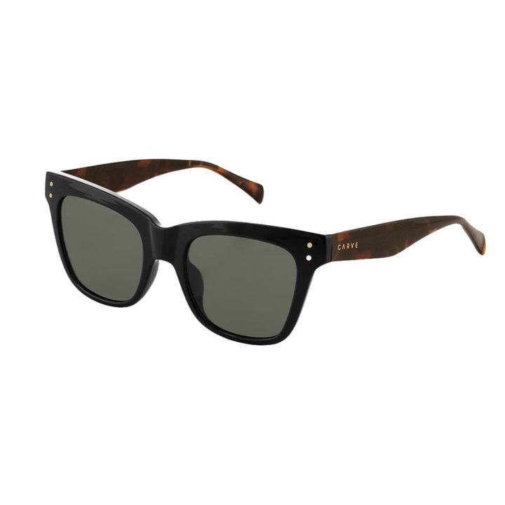 Carve Leopold Gloss Black Muted Tort Temples Grey