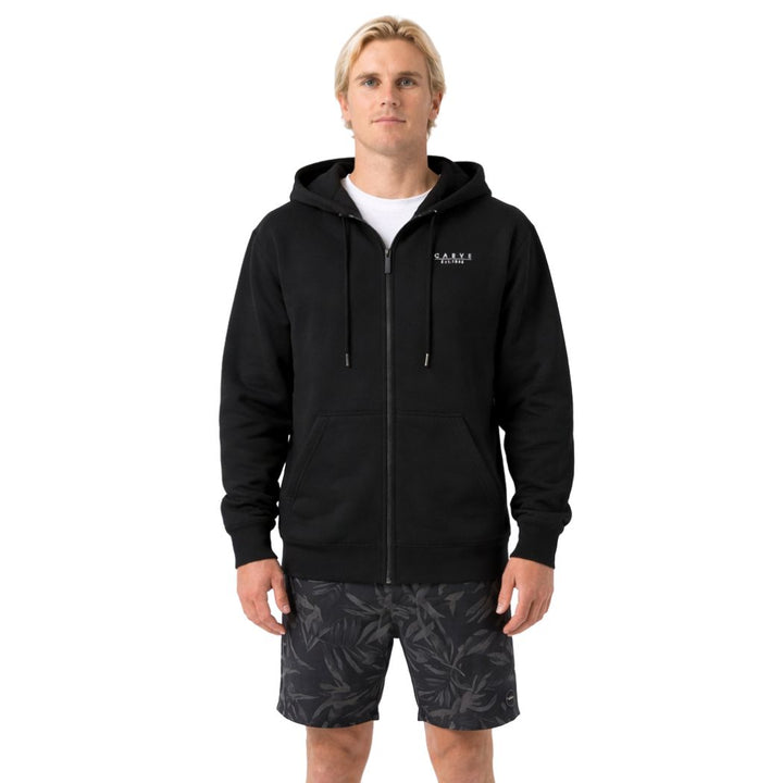 Carve Mystic Hulks Zip Front Hoodie Black