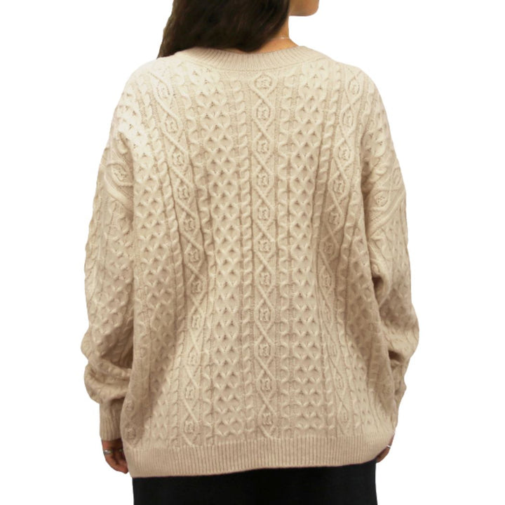 Carve Sadies Cable Knit Jumper Biscuit