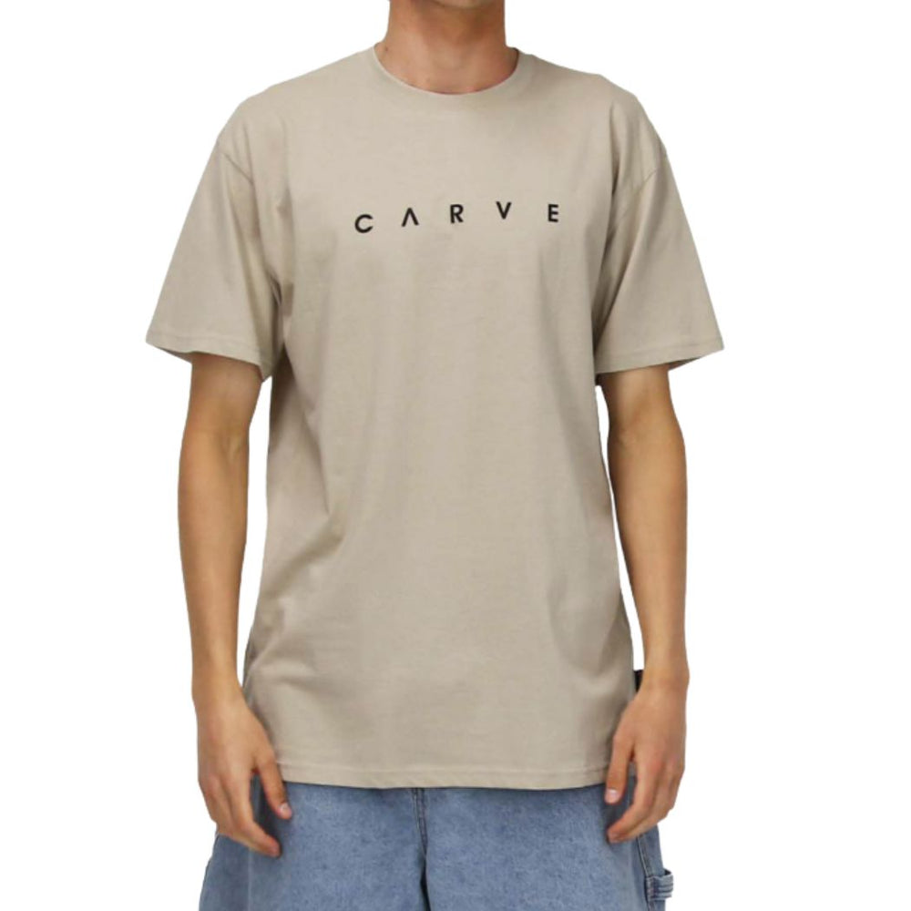 Carve Staple Hulks Slim Tee Oatmeal