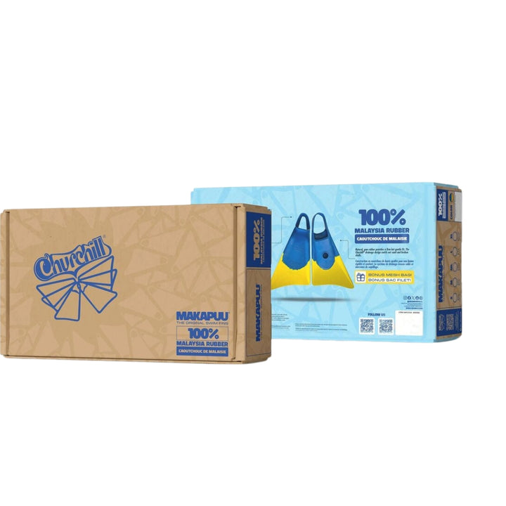 Churchill Makapuu 3.0 Blue Gold Fins