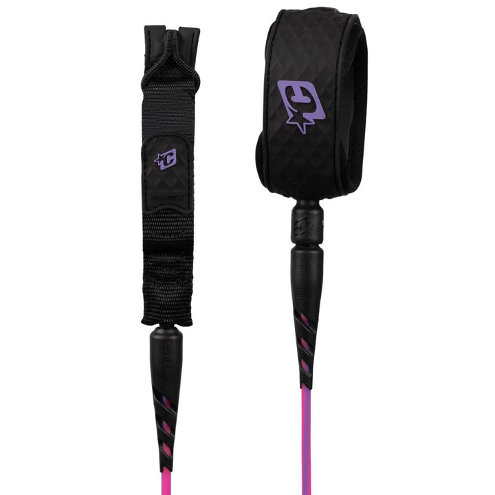 Creatures Of Leisure Grom Reliance Lite Duty 5 Leash Bubblegum Twist Black
