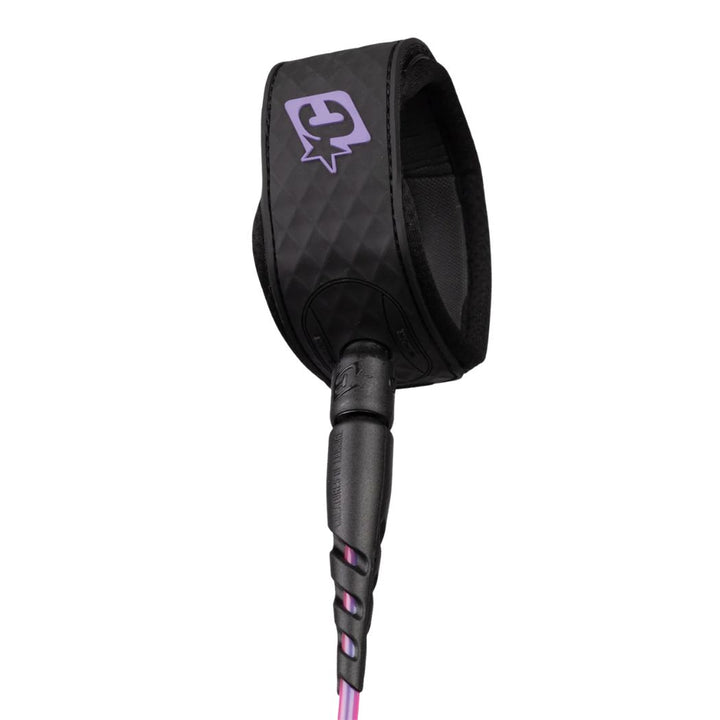 Creatures Of Leisure Grom Reliance Lite Duty 5 Leash Bubblegum Twist Black