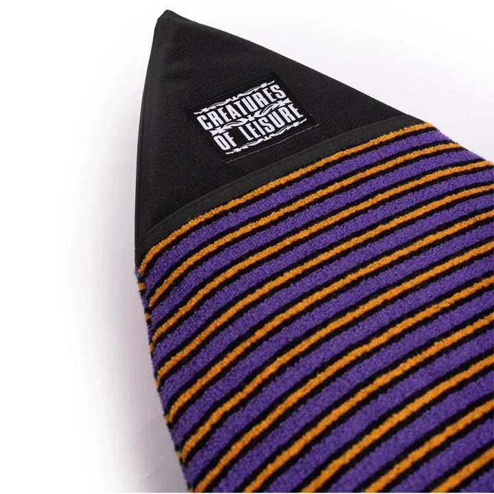 Creatures Of Leisure Shortboard Reliance Sox Purple Black Stripe