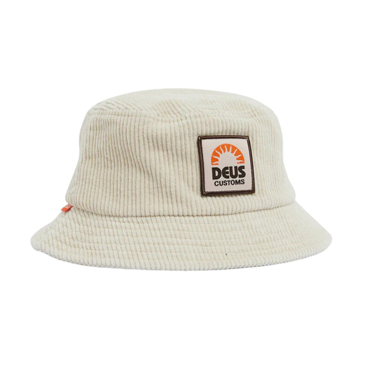 Deus Carmel Cord Bucket Hat Dirty White