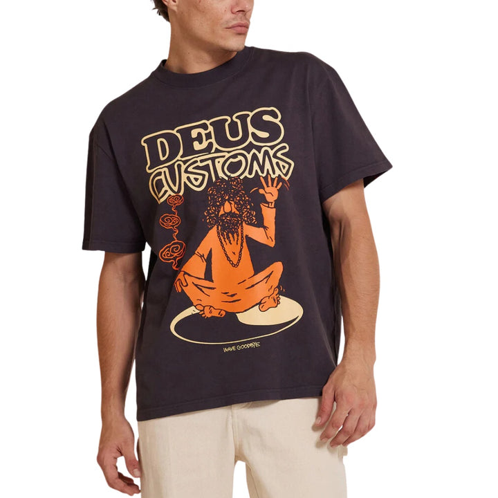 Deus Emphatic Wave Tee Anthracite 