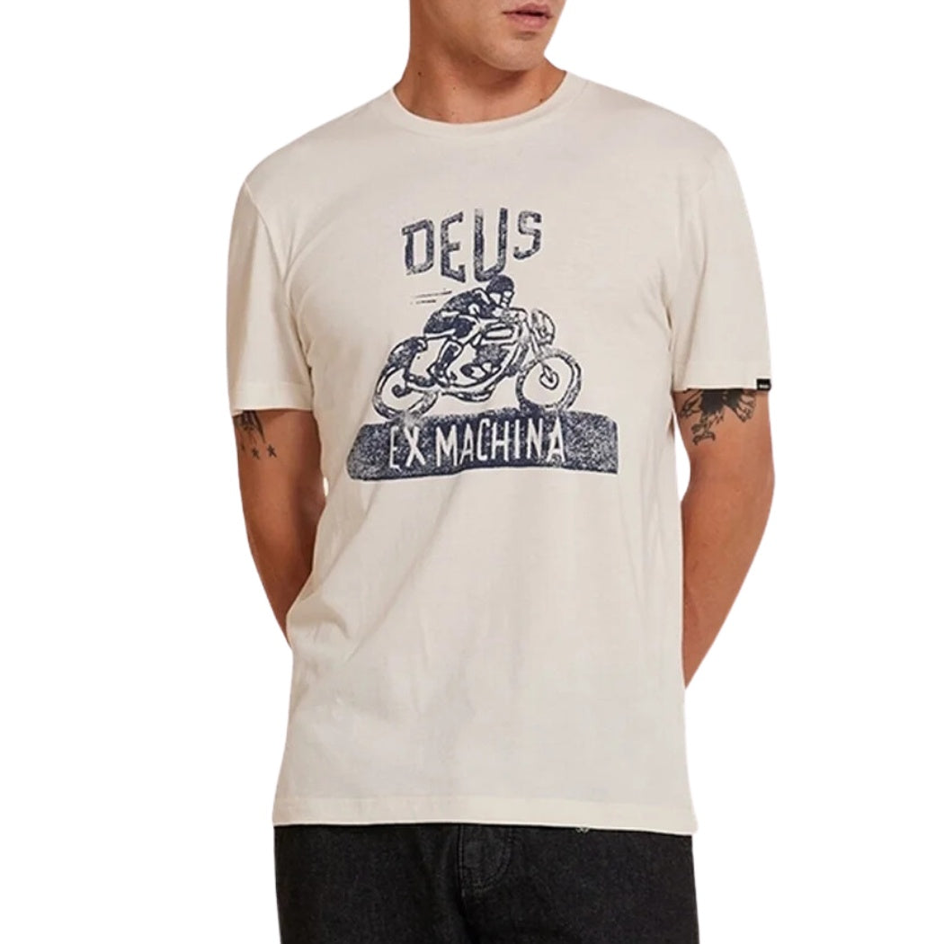 Deus Old Turps Tee Vintage White