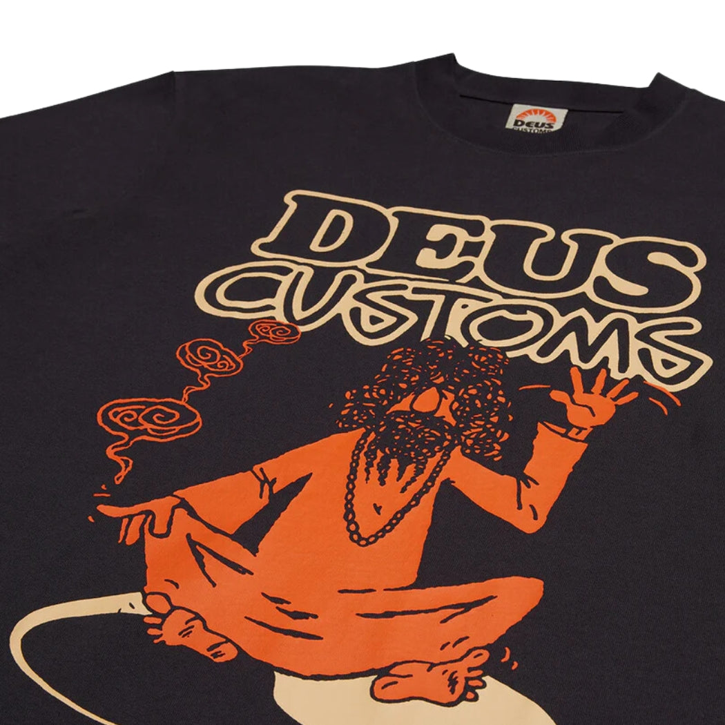 Deus Emphatic Wave Tee Anthracite 