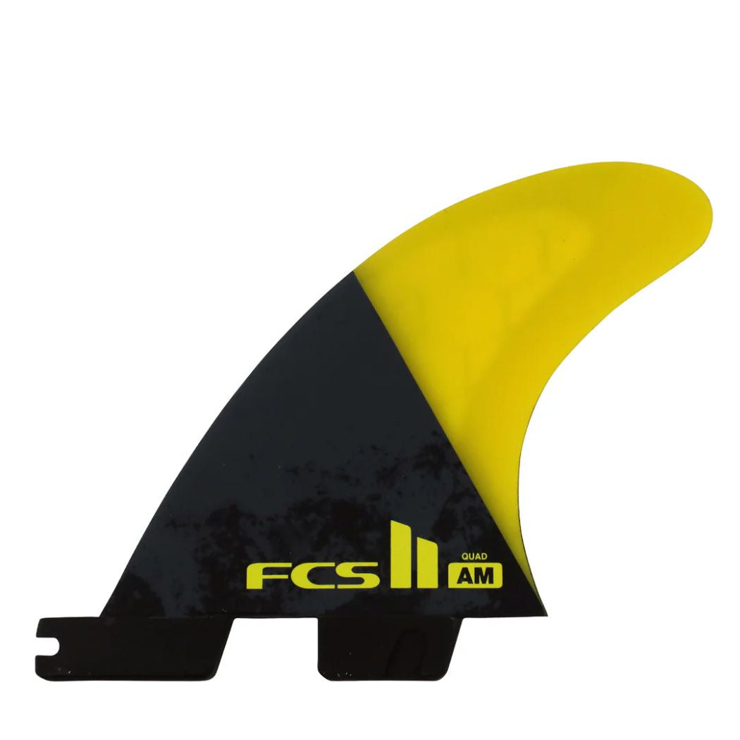 FCS II AM PC Large Yellow Quad Rear Fins