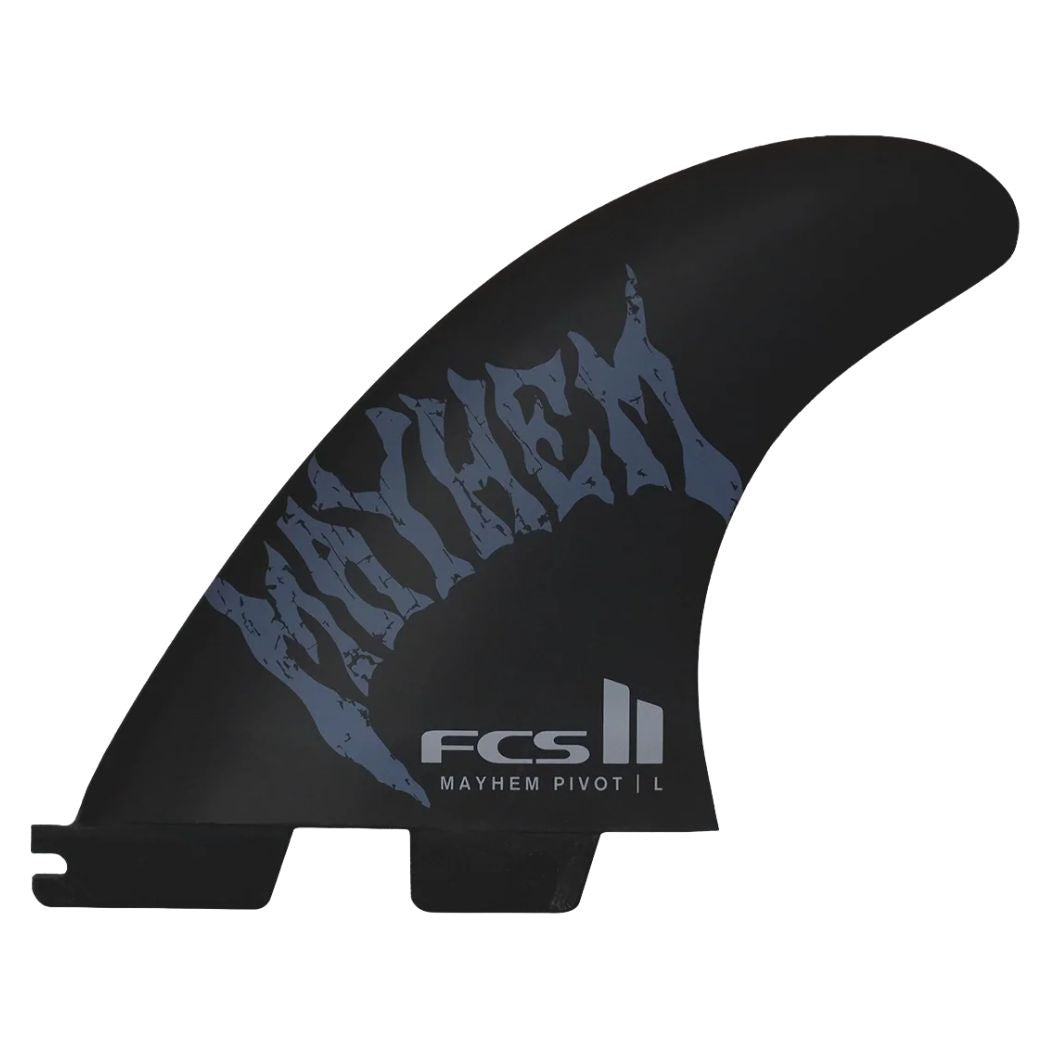 FCS II Mayhem Pivot PC Carbon Tri Fin Set Marine Large