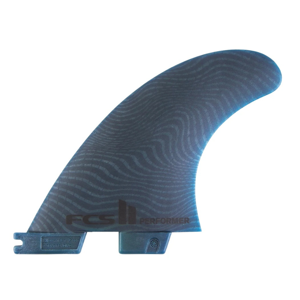 FCS II Performer Neo Glass Medium Pacific Quad Fin Set