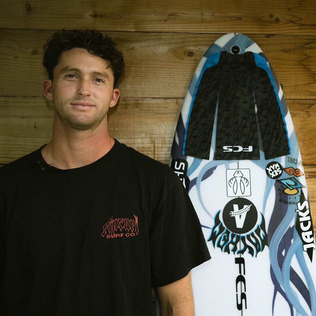 FCS Crosby Colapinto Tail Pad Black Blue
