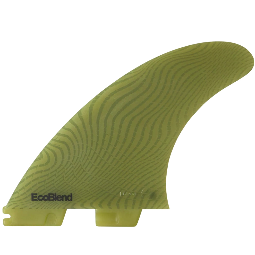 FCS II Carver Neo Glass Medium Quad Rear Eucalyptus