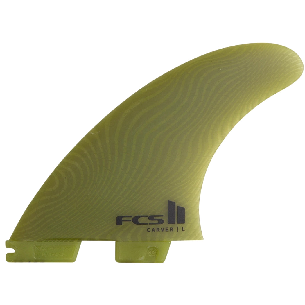 FCS II Carver Neo Glass Medium Quad Rear Eucalyptus