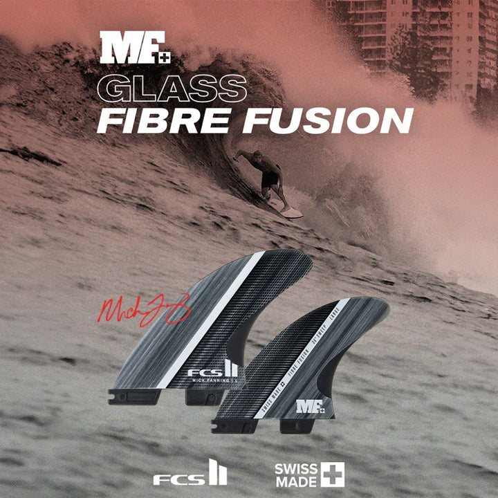 FCS II MF Glass Fibre Fusion Tri Set Large Smoke White