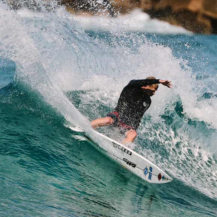 FCS II Mick Fanning Twin + 1 Fin Set Black
