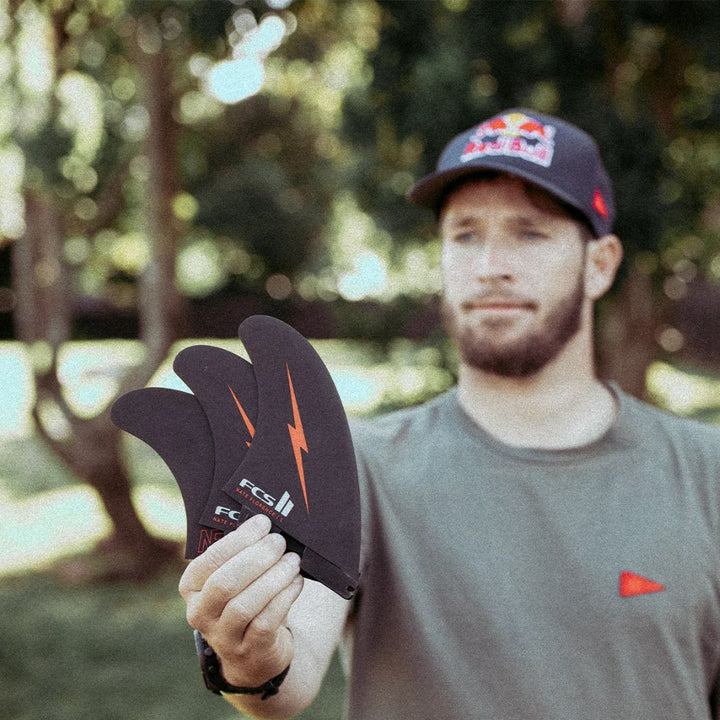 FCS II Nathan Florence PC Large Tri Set Red Bolt