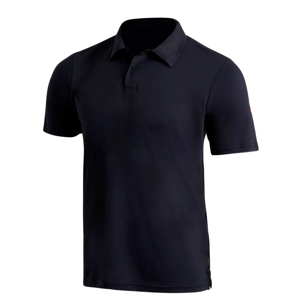 Florence Airtex Collared Polo Shirt Department Navy 