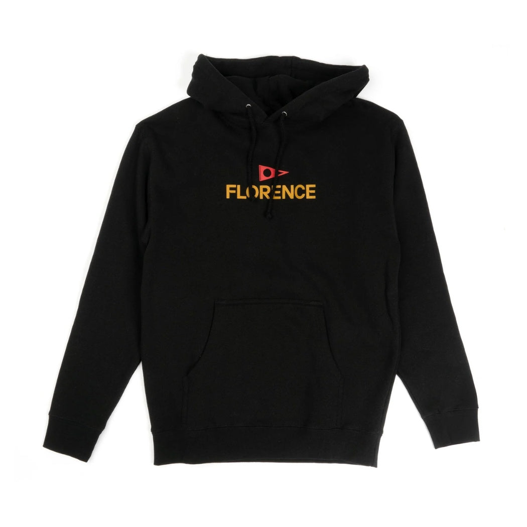 Florence Logo Hoodie Black