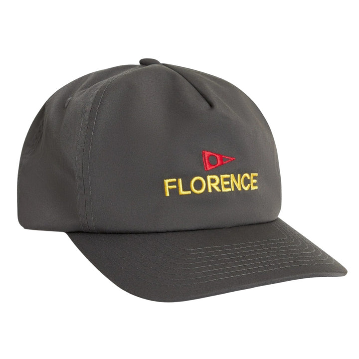 Florence Logo Twill Hat Charcoal 