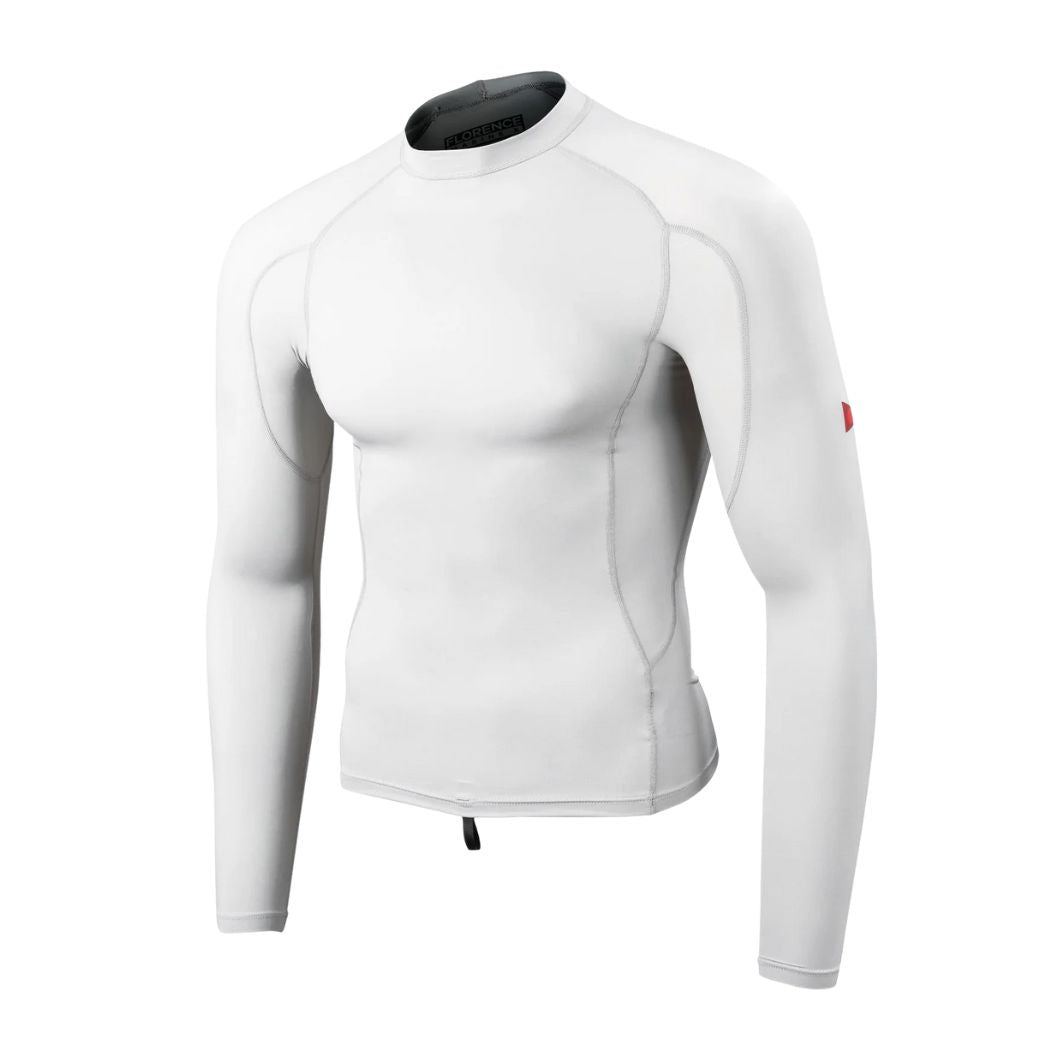Florence Long Sleeve Rashguard White