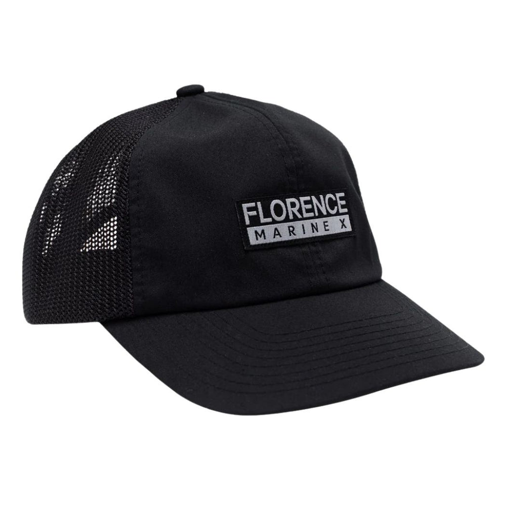 Florence Unstructured Trucker Hat Black