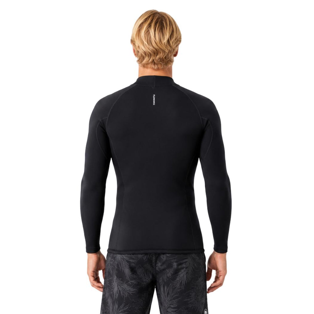 Florence 1.5mm Flatlock Wetsuit Jacket Black