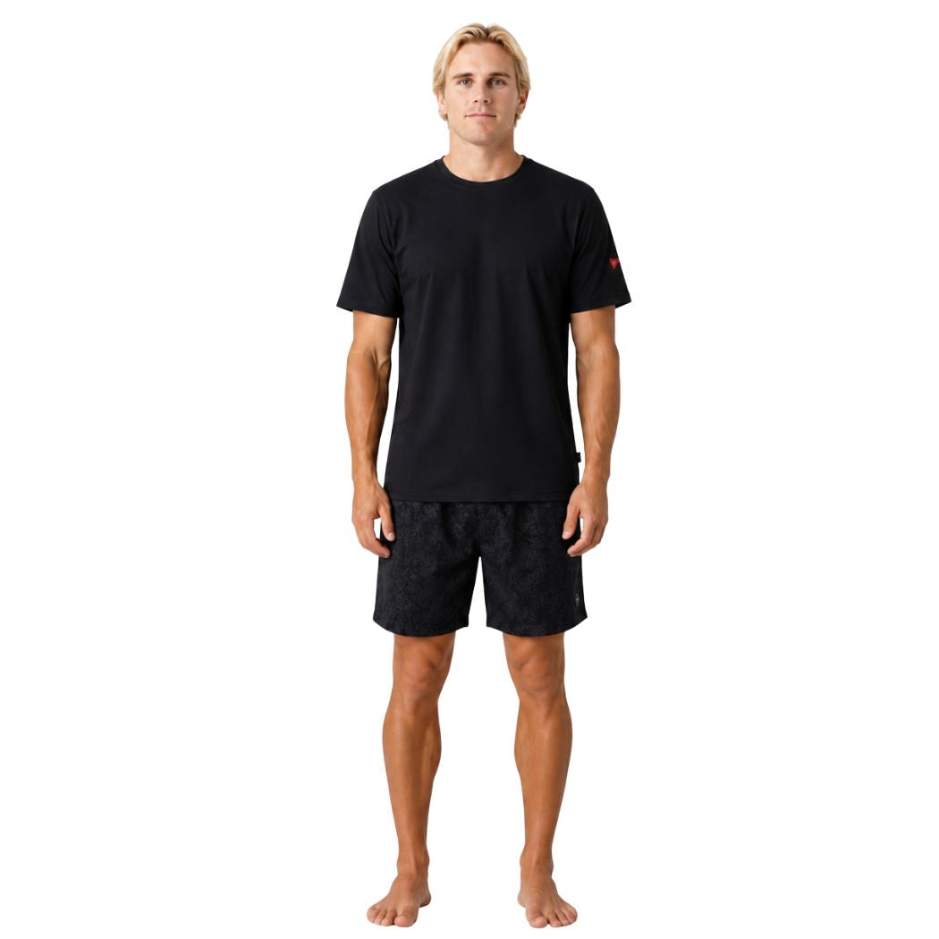 Florence Airtex Short Sleeve Shirt Black