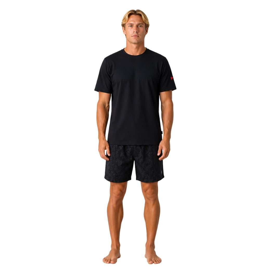 Florence Airtex Short Sleeve Shirt Black