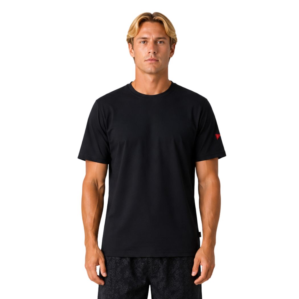 Florence Airtex Short Sleeve Shirt Black