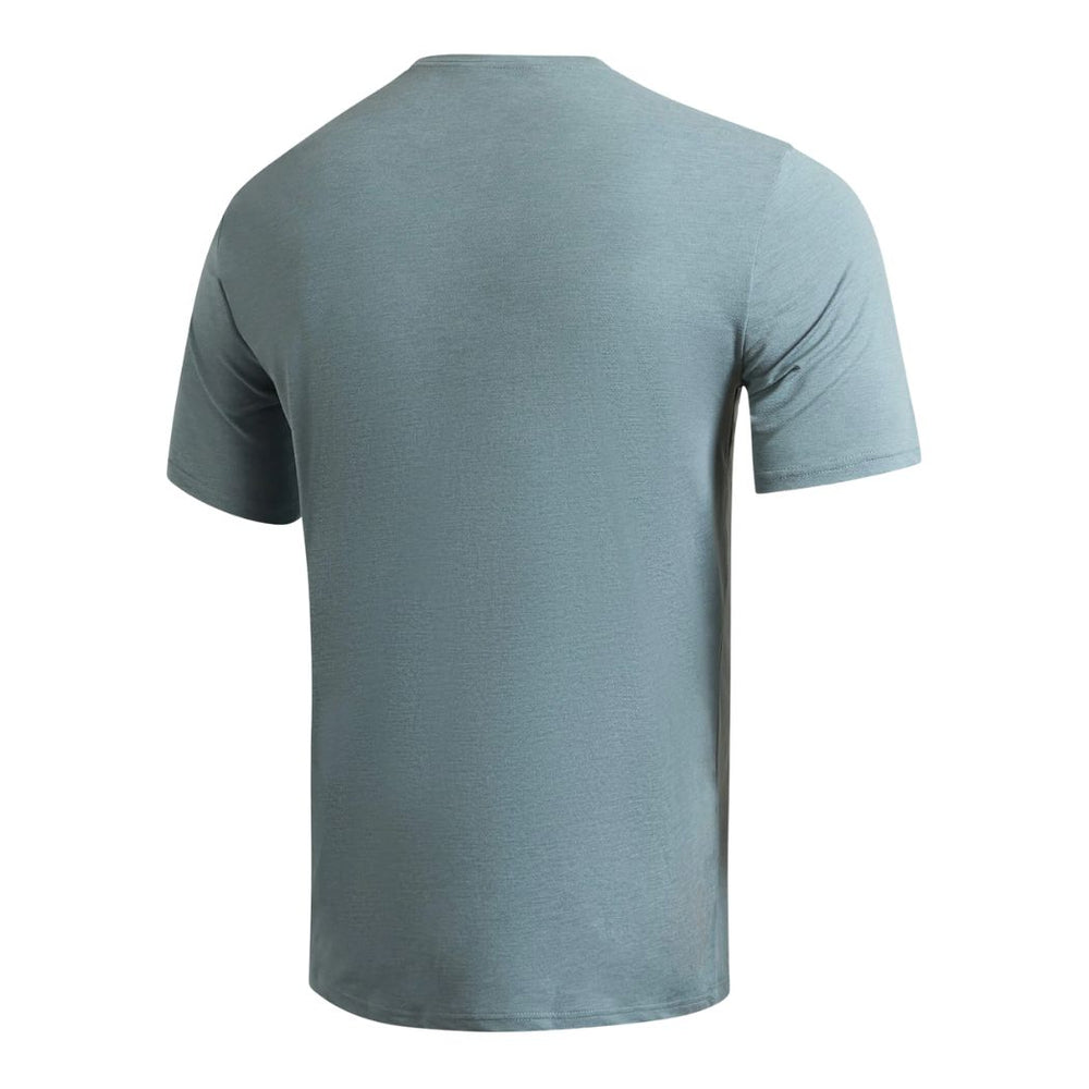 Florence Airtex Short Sleeve Shirt Heather Light Sea Blue