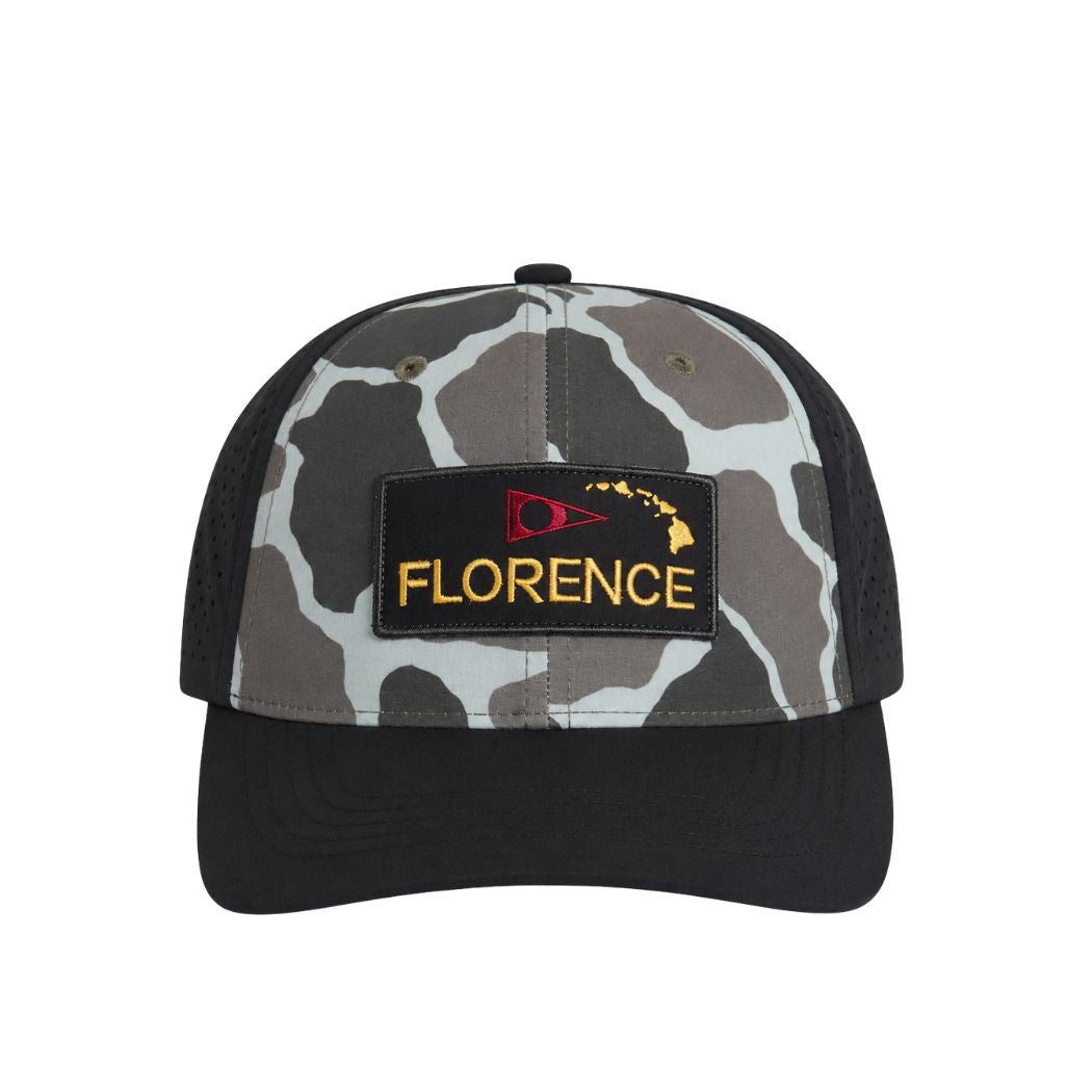 Florence Airtex Trucker Hat Tundra Camo