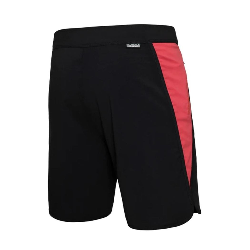  Florence Burgee Boardshort Black Red