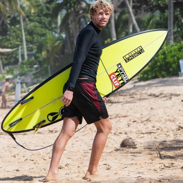  Florence Burgee Boardshort Black Red