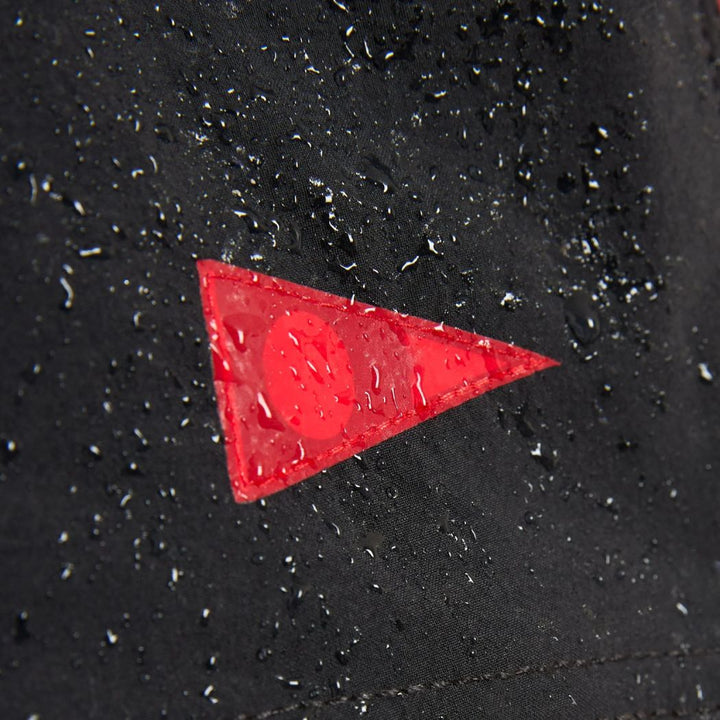 Florence Cordura Airtex Boardshort Black Rescue Red