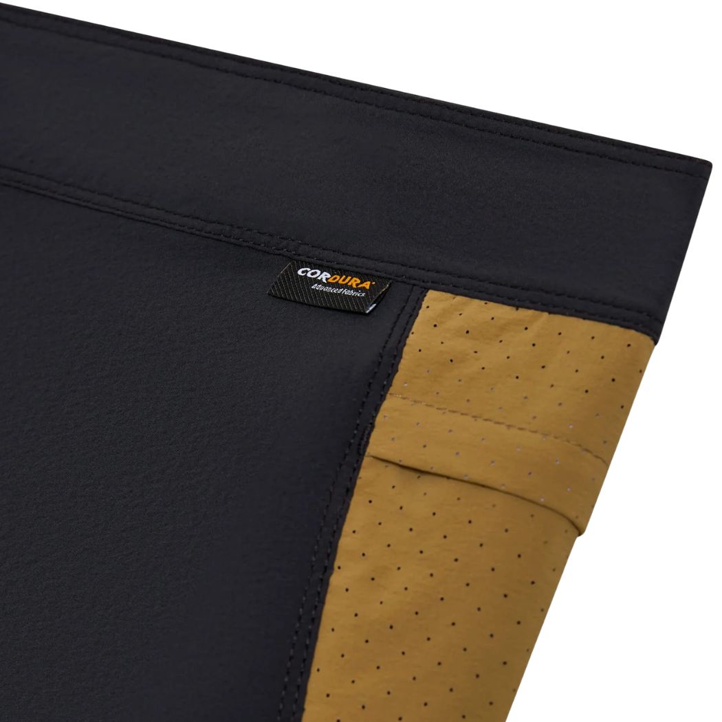 Florence Cordura Airtex Boardshort Black Tan