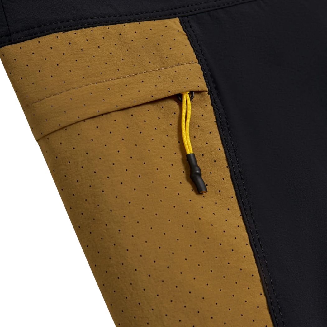 Florence Cordura Airtex Boardshort Black Tan