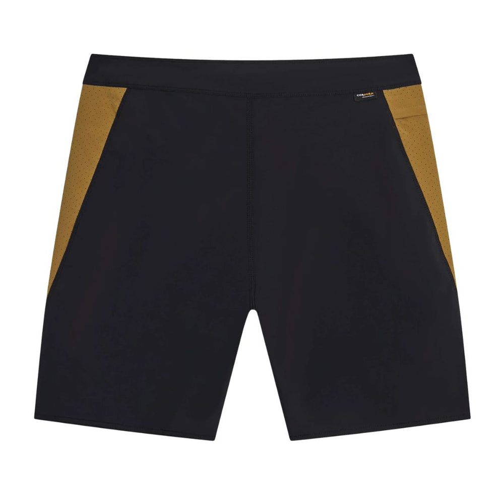 Florence Cordura Airtex Boardshort Black Tan