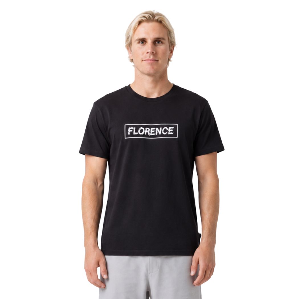 Florence Distortion T Shirt Black