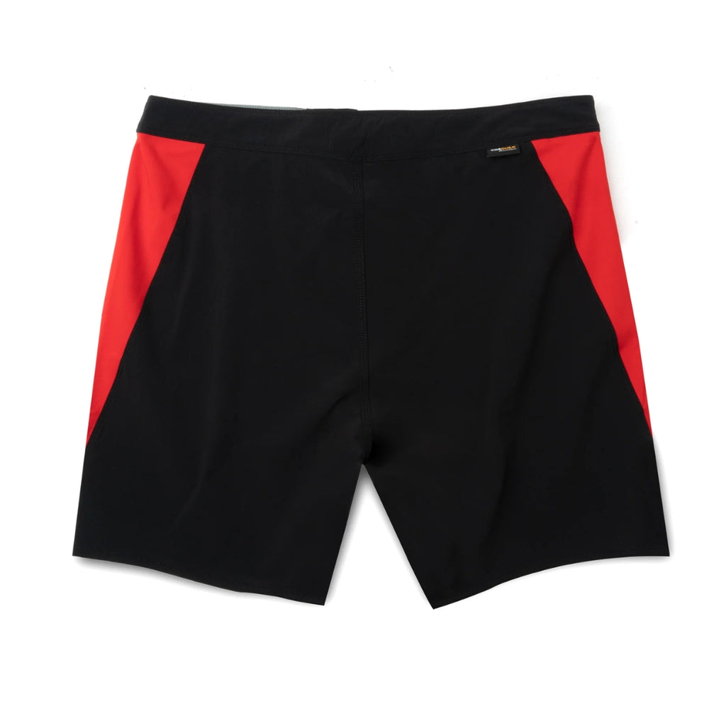Florence F1 Burgee Cordura Boardshort Black Racing Red
