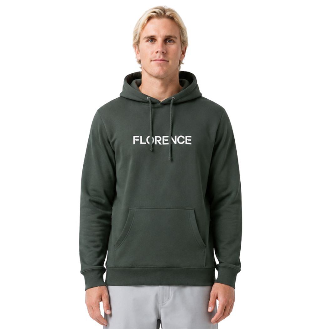 Florence Hoodie Dark Sage