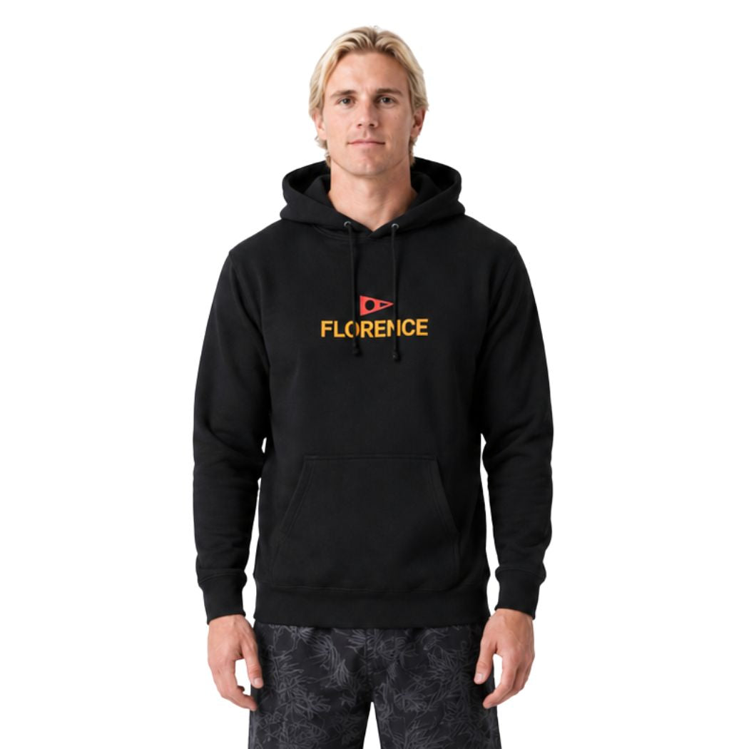 Florence Logo Hoodie Black
