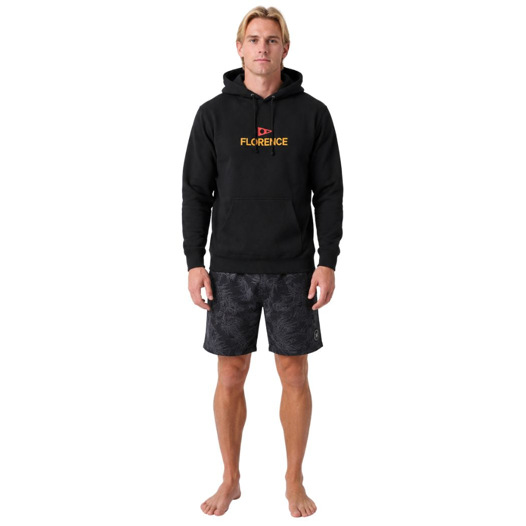 Florence Logo Hoodie Black