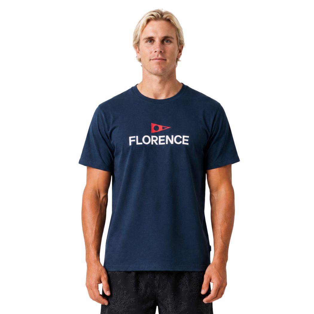 Florence Logo T-Shirt Navy