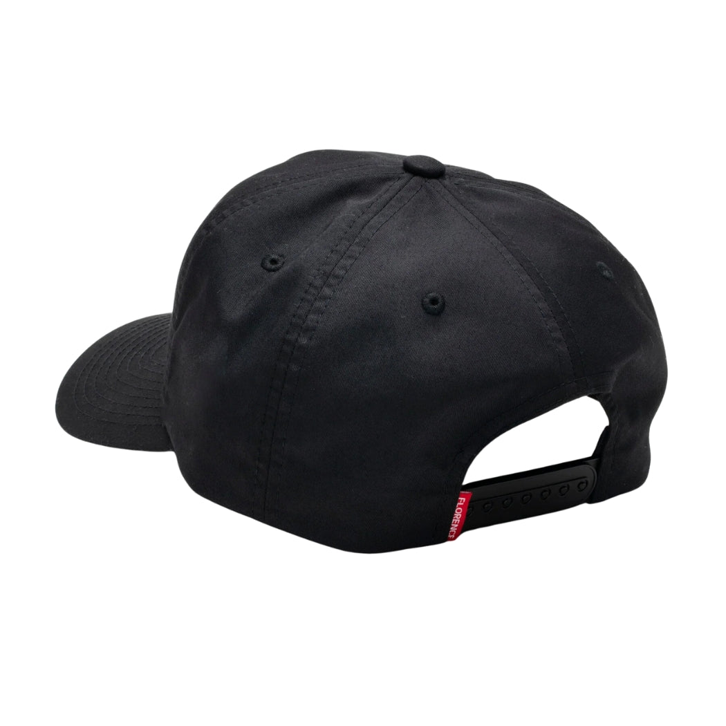 Florence Logo Twill Hat Black