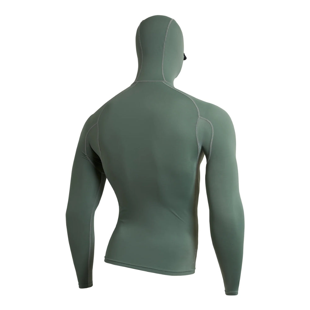 Florence Long Sleeve Hooded Rashguard Dark Sage