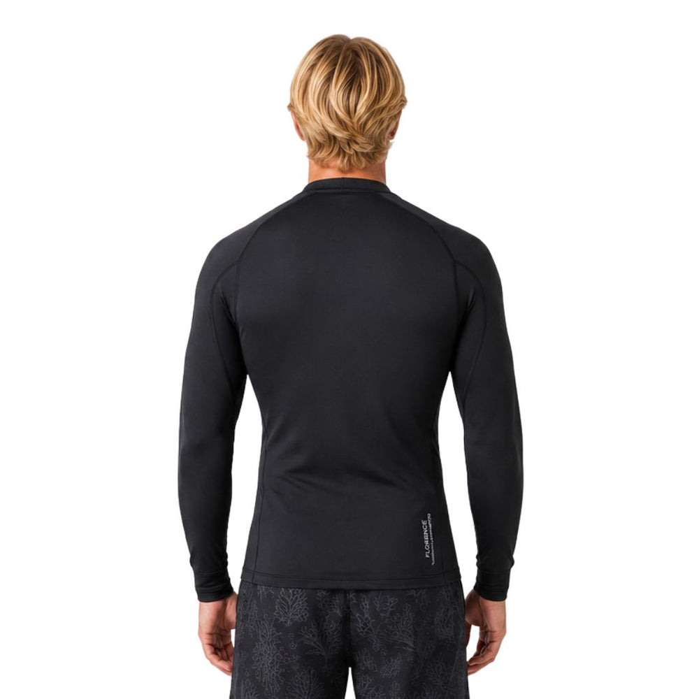Florence Long Sleeve Rashguard Black