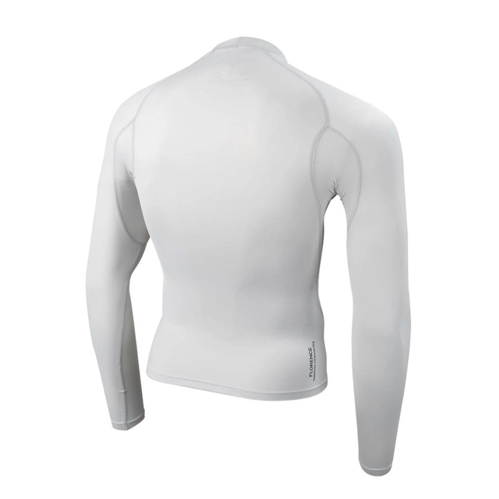 Florence Long Sleeve Rashguard Silver